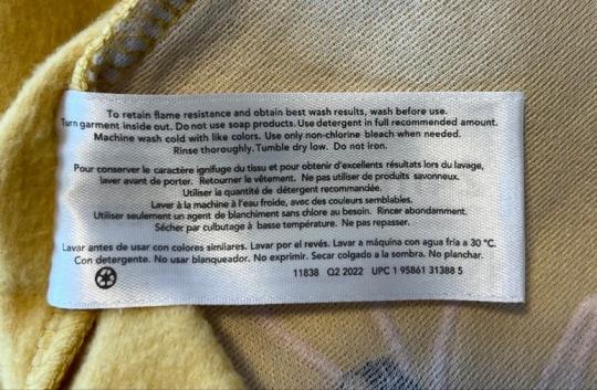 Recalled The William Carter Company Infant’s Pajamas UPC number (printed on the back of the care tag)