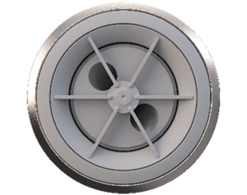 Recalled Hydromassage rotary jet with 6 fins