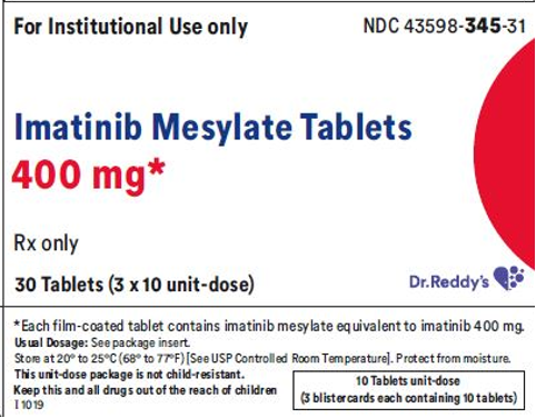Recalled Dr. Reddy’s Imatinib Mesylate Tablets 400 mg