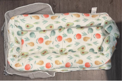Recalled Joyful Journeys Baby Lounger in green avocado