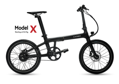 Violative CARBO Folding Electric Bicycle – Model X 