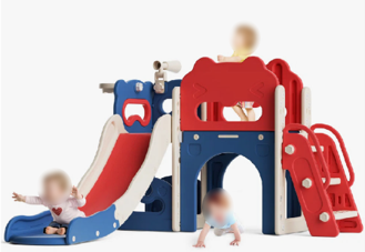 Slide Playset, Model WPX-4, without the Vehicle-Shaped side component.