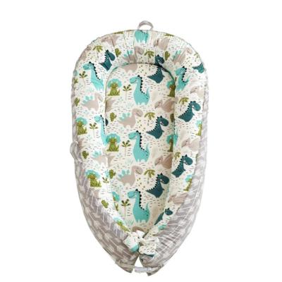 Recalled Belivium Baby Lounger - Blue Dinosaur