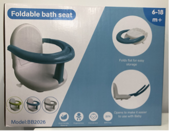 Product Packaging for Recalled BATTOP Foldable Infant Bath Seats (Model: BB2206)