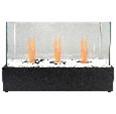 Portable Triple Fireplace - 17.75" - Black NORTHLIGHT IF91996