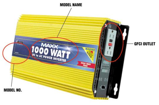 Picture of recalled Power Inverter