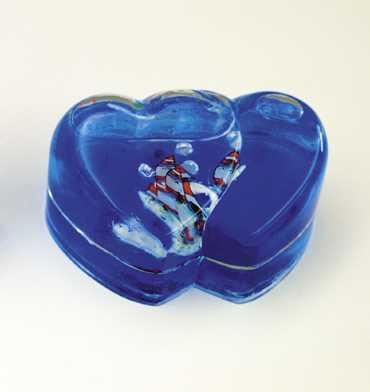 Double Heart-shaped Paperweight