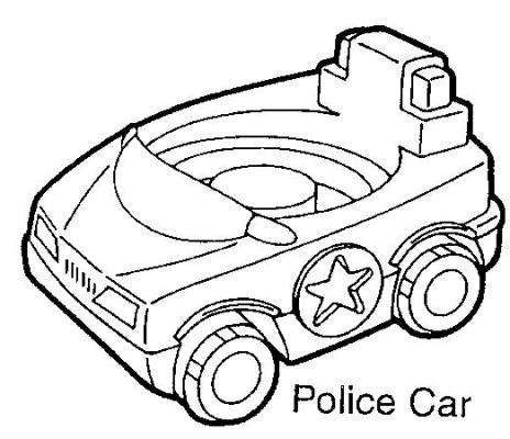 Toy Police Car