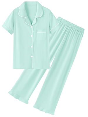 Recalled QZH.DUAO Children’s Pajama Sets – Mint Green 