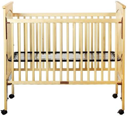 Example of Recalled Drop Side Crib with External Plastic Hardware