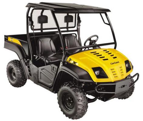 Recalled Cub Cadet Volunteer utility vehicle