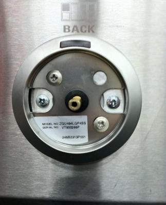 Serial number on label