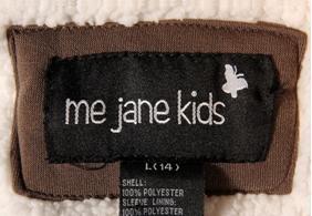 "me jane kids" jacket label