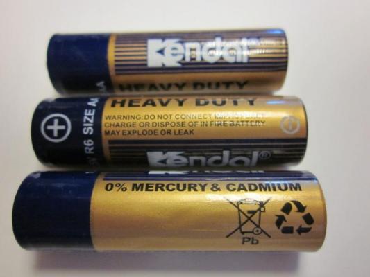 Kendal batteries sold with the product