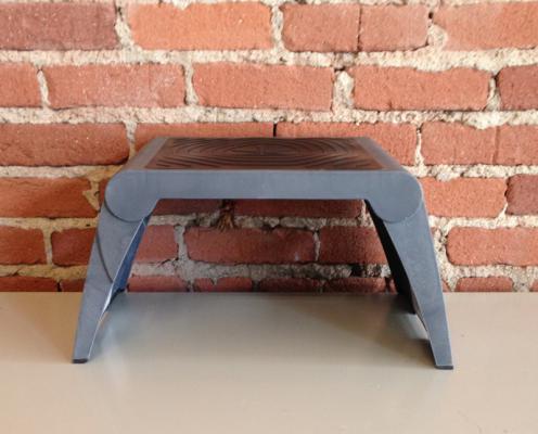 Step stool with assembled legs