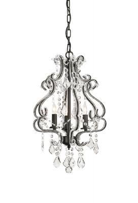 9061 Valentina chandelier, small, clear