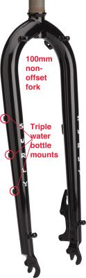 Surly 100mm non-offset bicycle fork