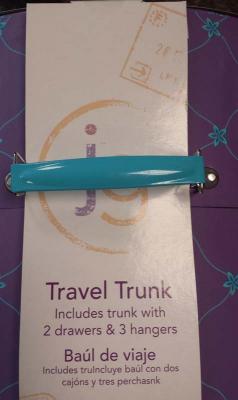 Metal handle on Journey Girl Travel Trunk