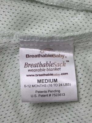 Front of BreathableSack Tag