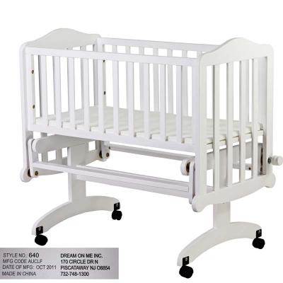 Lullaby Cradle Glider model 640W-White