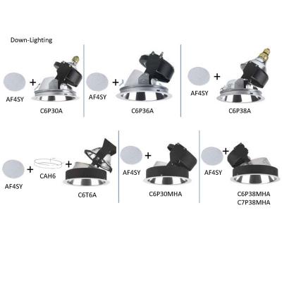 Light fixtures compatible with Philips Lighting “Lightolier” AF4SY Glass Lens