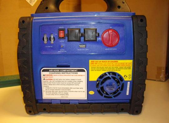 MobilePower power pack back of unit