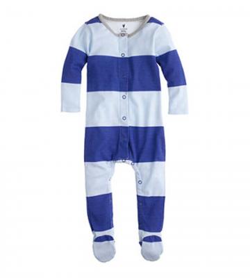 J.Crew George Stripe Baby Coveralls