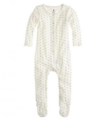 J.Crew Pin Heart Baby Coveralls