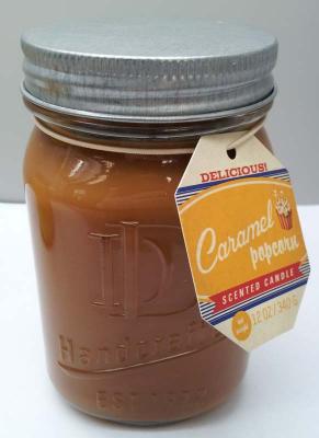 DD brand 12-ounce Mason jar candle