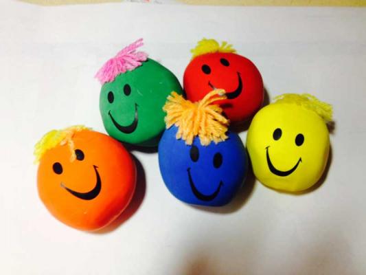 Gift Gallery Moody Face Stress Balls (assorted colors)