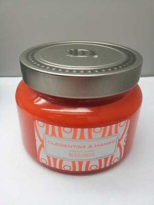 DD brand 10-ounce decorative jar candle