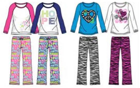 Star Ride Kids girl's pajama sets