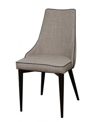 Abby Dining Chair with grey fabric