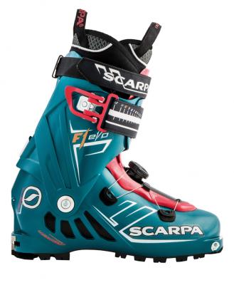 Women’s F1 EVO ski boot with Tronic system component