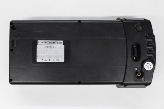 Location of the serial number on Pedego electric bike plastic batteries