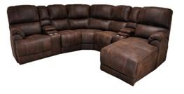 Example of Power Reclining Sectional