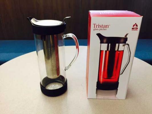 Recalled Tristan glass pitcher