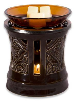 Tealight wax warmer--orange