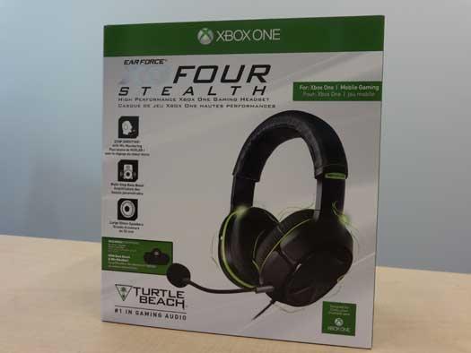 Ear Force® XO FOUR Stealth gaming headset marketed for use with Xbox One systems