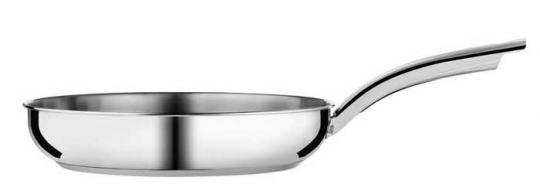 8- and 10-inch stainless steel frying pan