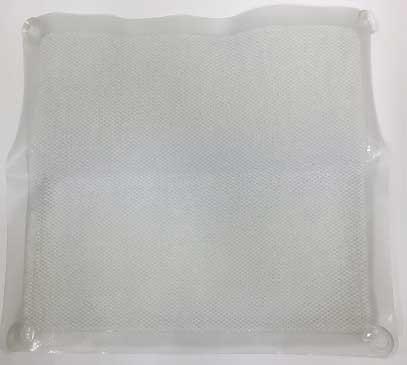 Clear AquaRug Four Suction Cup Shower Rug for Shower Stalls