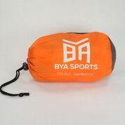 BYA Sports hammock in orange stuff sack