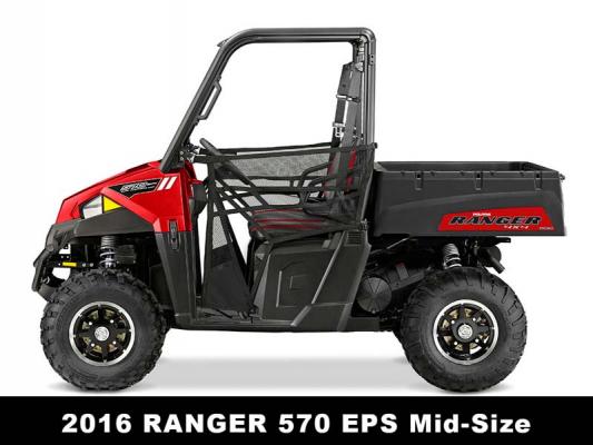 Recalled Polaris 2016 Ranger 570 EPS ROV