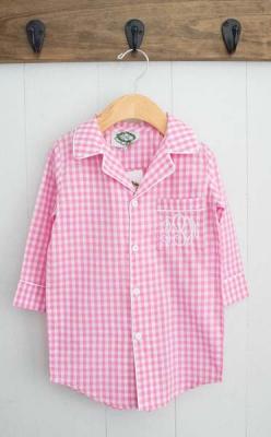 Girl’s Smocked Threads by C&L tunic nightgown