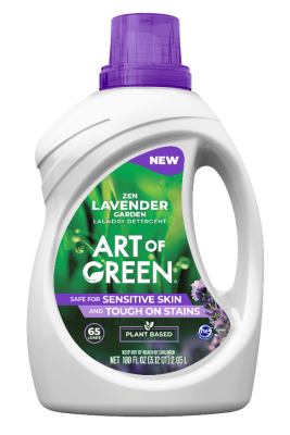 Recalled Art of Green Zen Lavender Garden laundry detergent in 100-ounce bottles