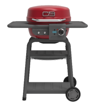 Recalled Bistro Pro™ Electric Grill + Charcoal Mode in Red