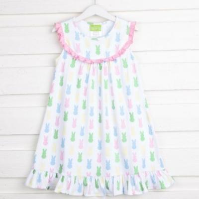 Recalled Classic Whimsy - Peeps Print Knit Gown