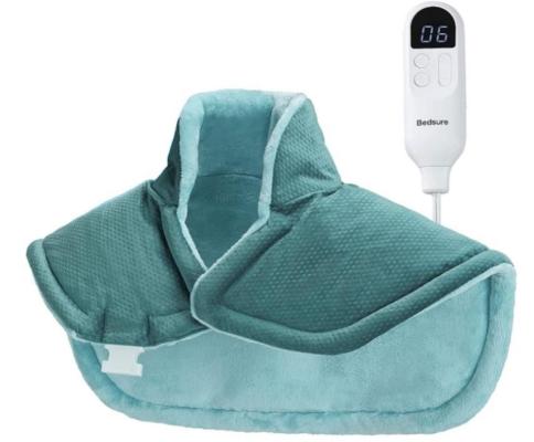 Recalled Electric Heating Pad for Neck with White Digital Controller Model# BS-HP2422 