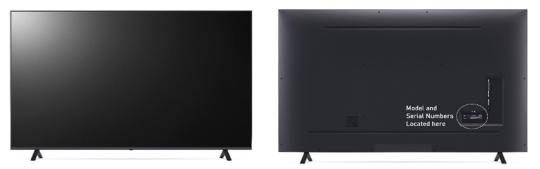 Recalled LG Electronics 86-inch Smart TV and stands