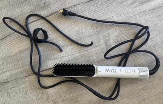 Recalled MyOnlyStyler Root Booster Hair Dryer with the power cord cut in half for disposal